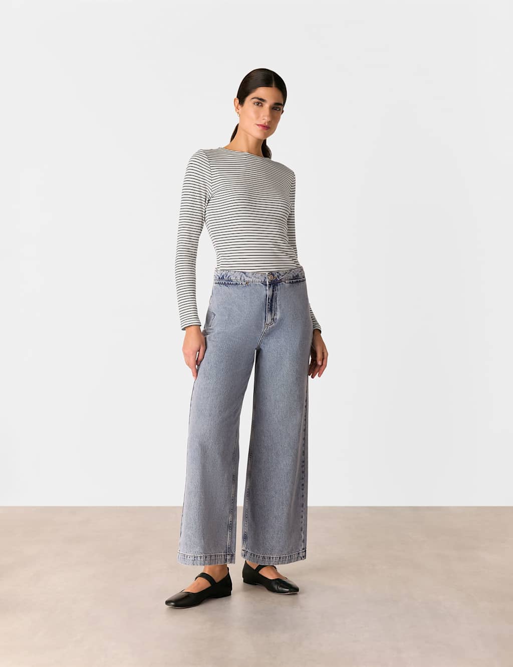 Cotton Rich Striped Top
