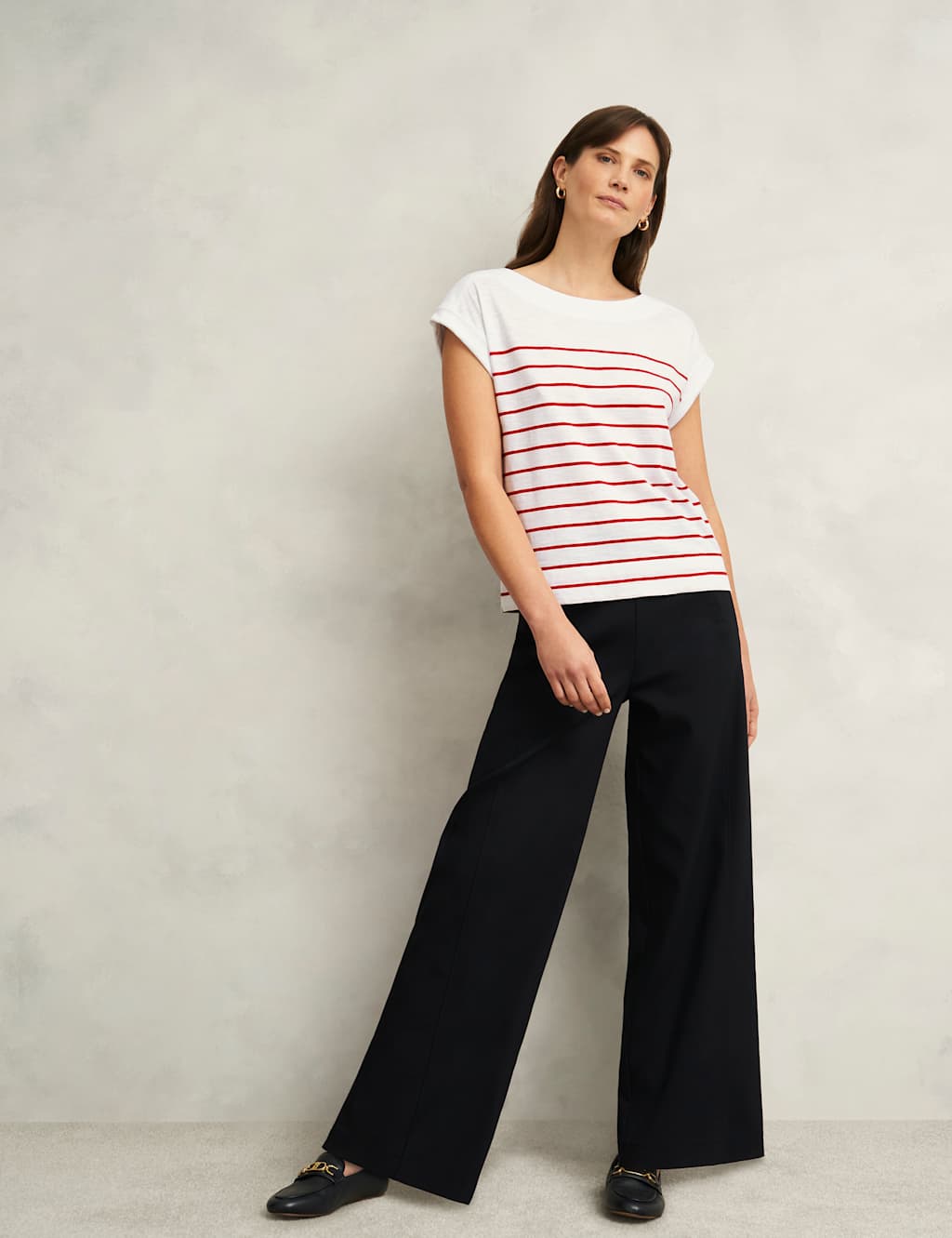 Pure Cotton Striped T-Shirt