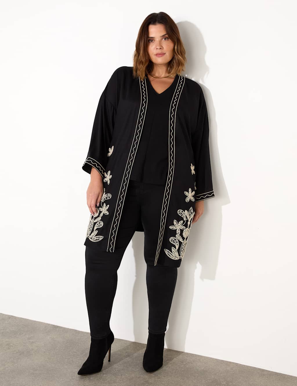 Embroidered Kimono