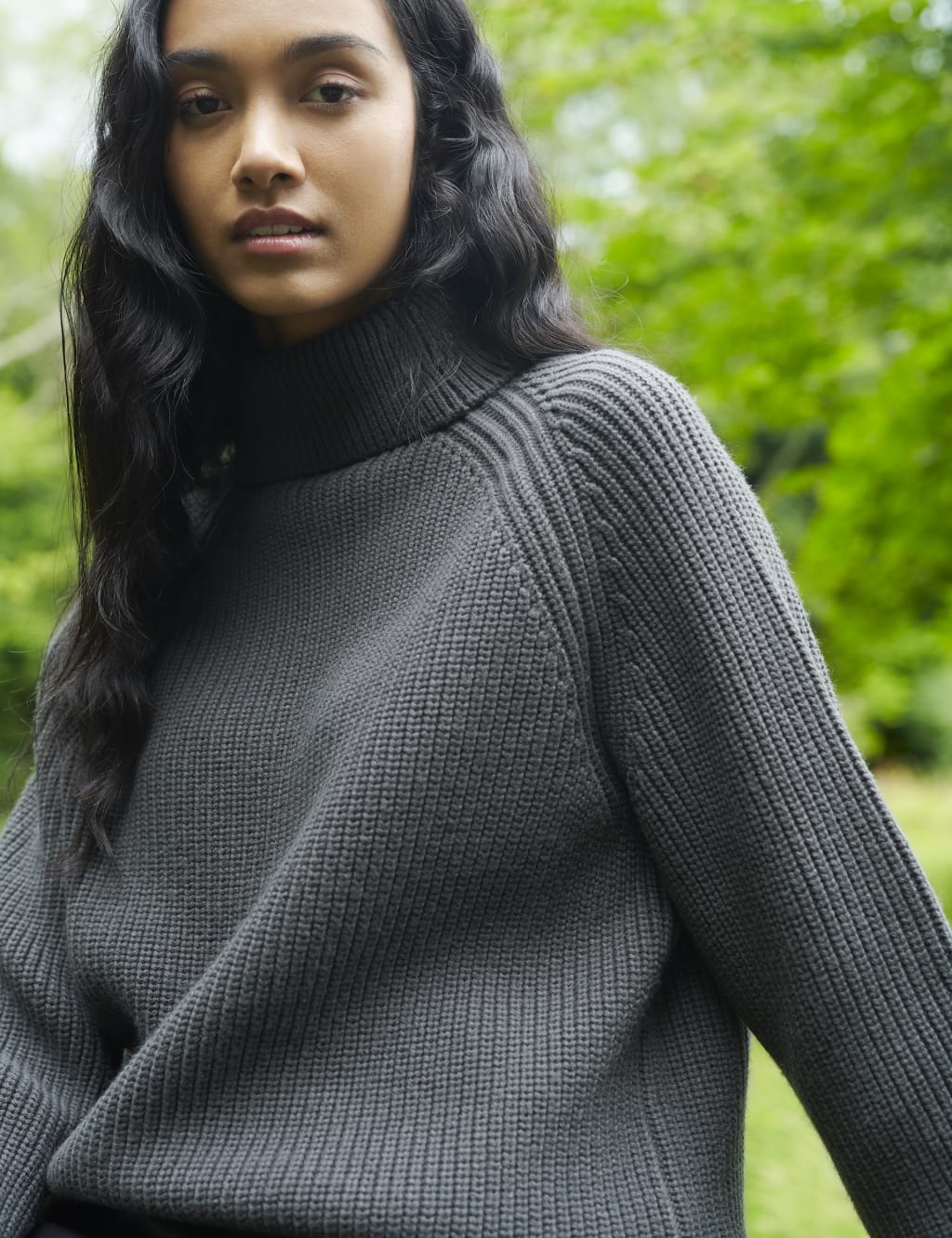 Marks and spencer ladies polo neck jumpers on sale