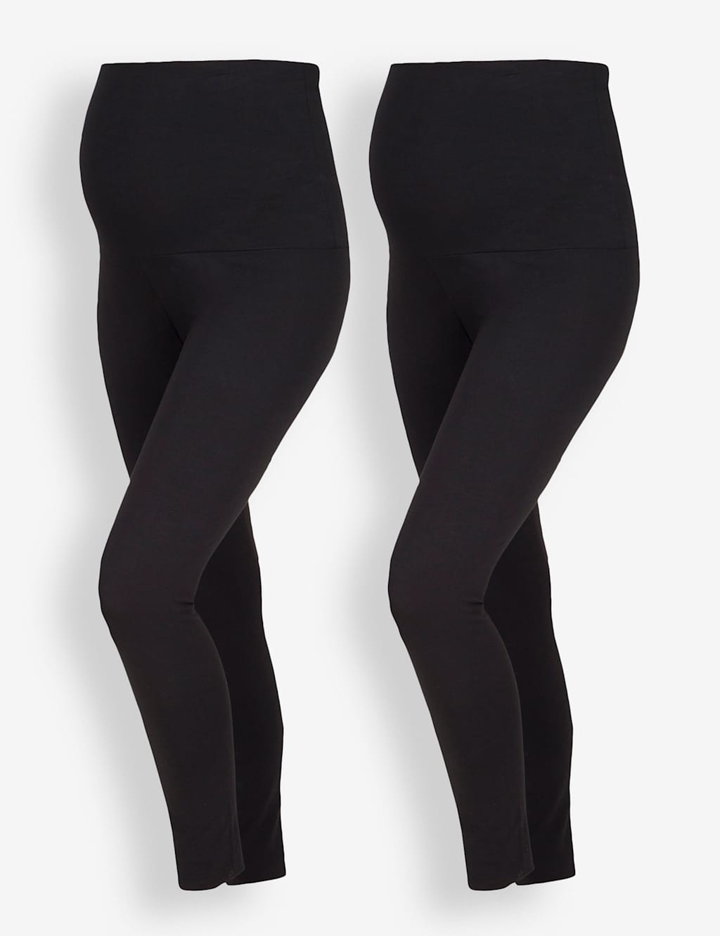 2pk Maternity Cotton Rich Leggings