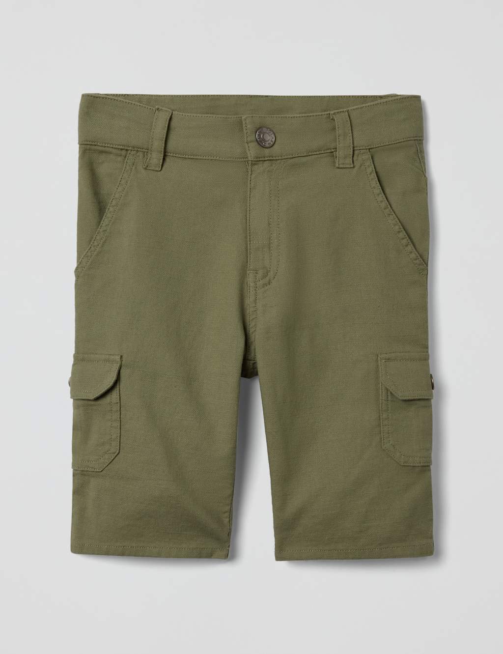 Polarn O. Pyret Pure Cotton Cargo Shorts (1-10 Yrs) Green