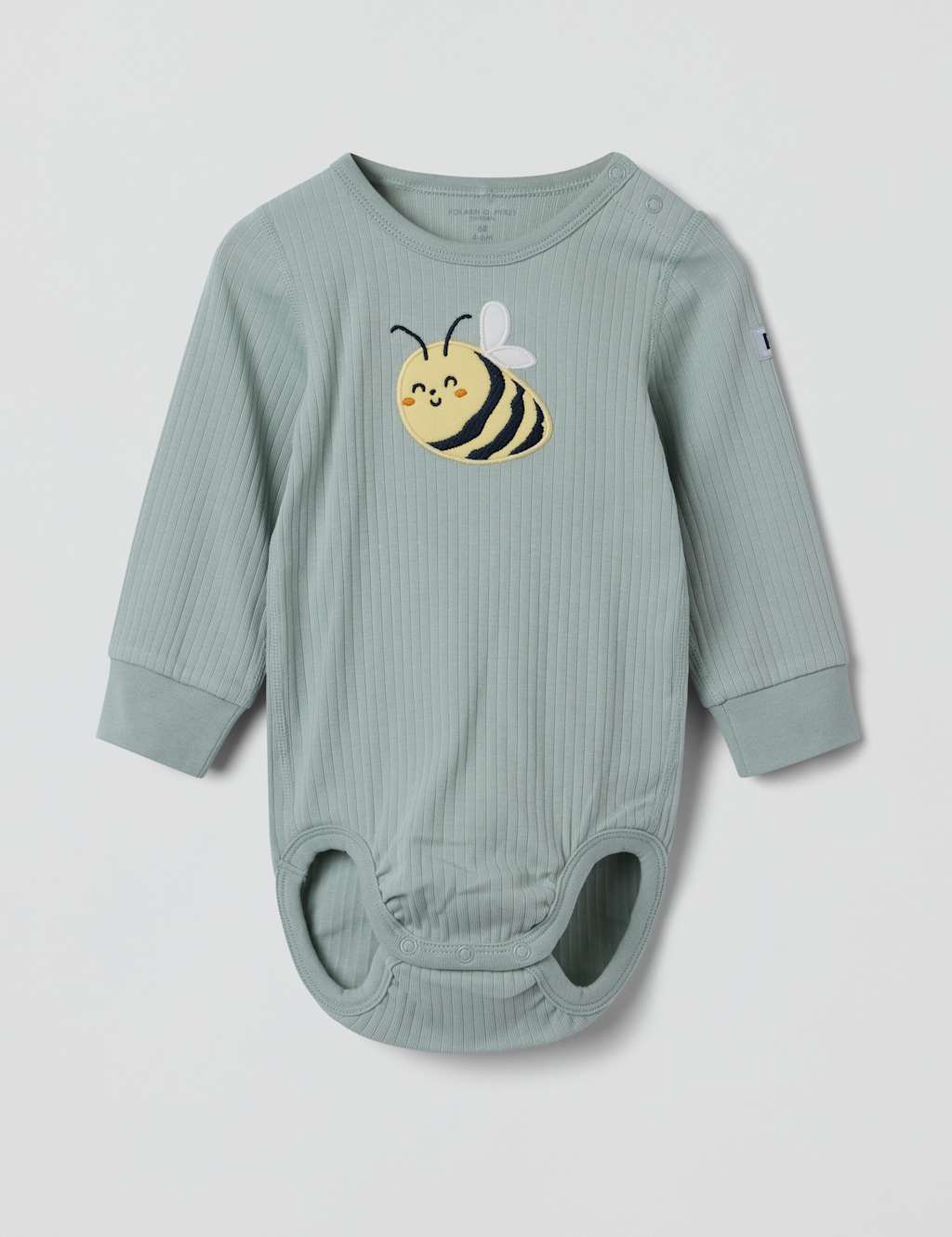 Cotton Rich Bee Applique Bodysuit (1-12 Mths)