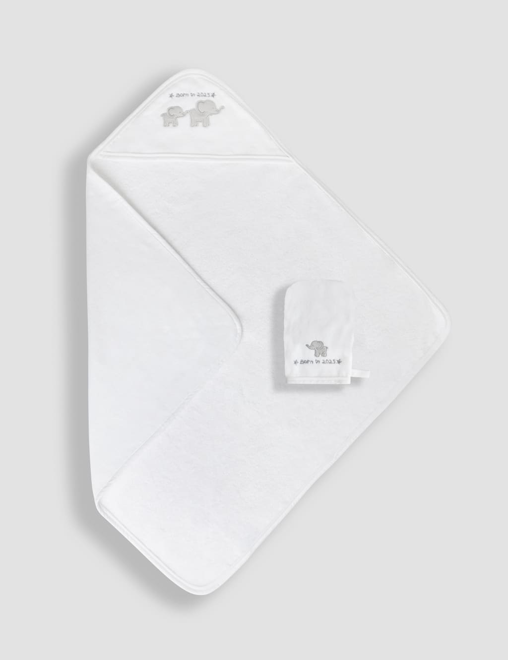 2pc Pure Cotton Born in 2025 Gift Set