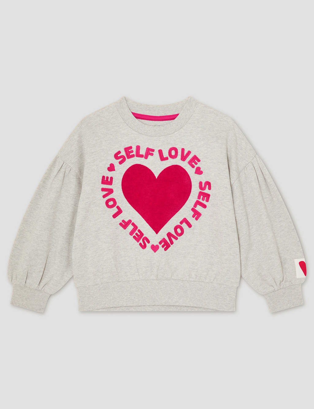 Pure Cotton Self Love Graphic Sweatshirt (3-13 Yrs)