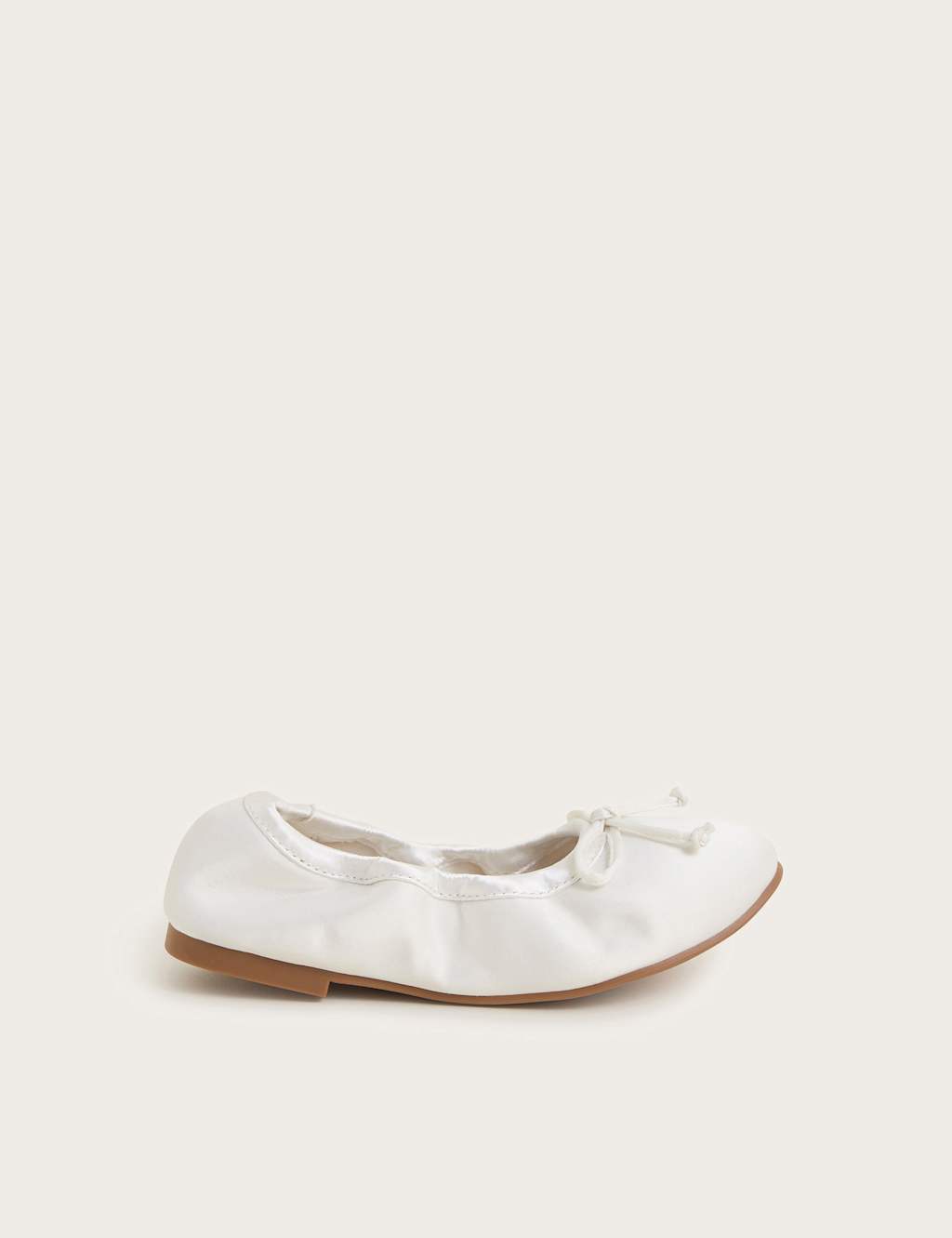 Kids' Foldable Bow Ballet Pumps (7 Small - 4 Large)
