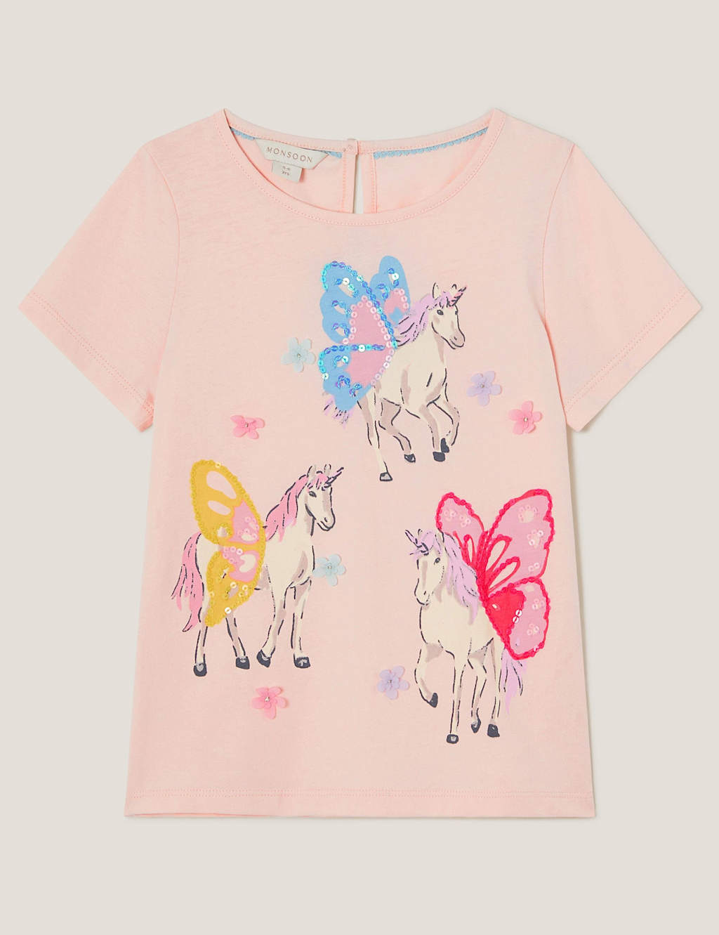Pure Cotton Unicorn T-Shirt (3-13 Yrs)