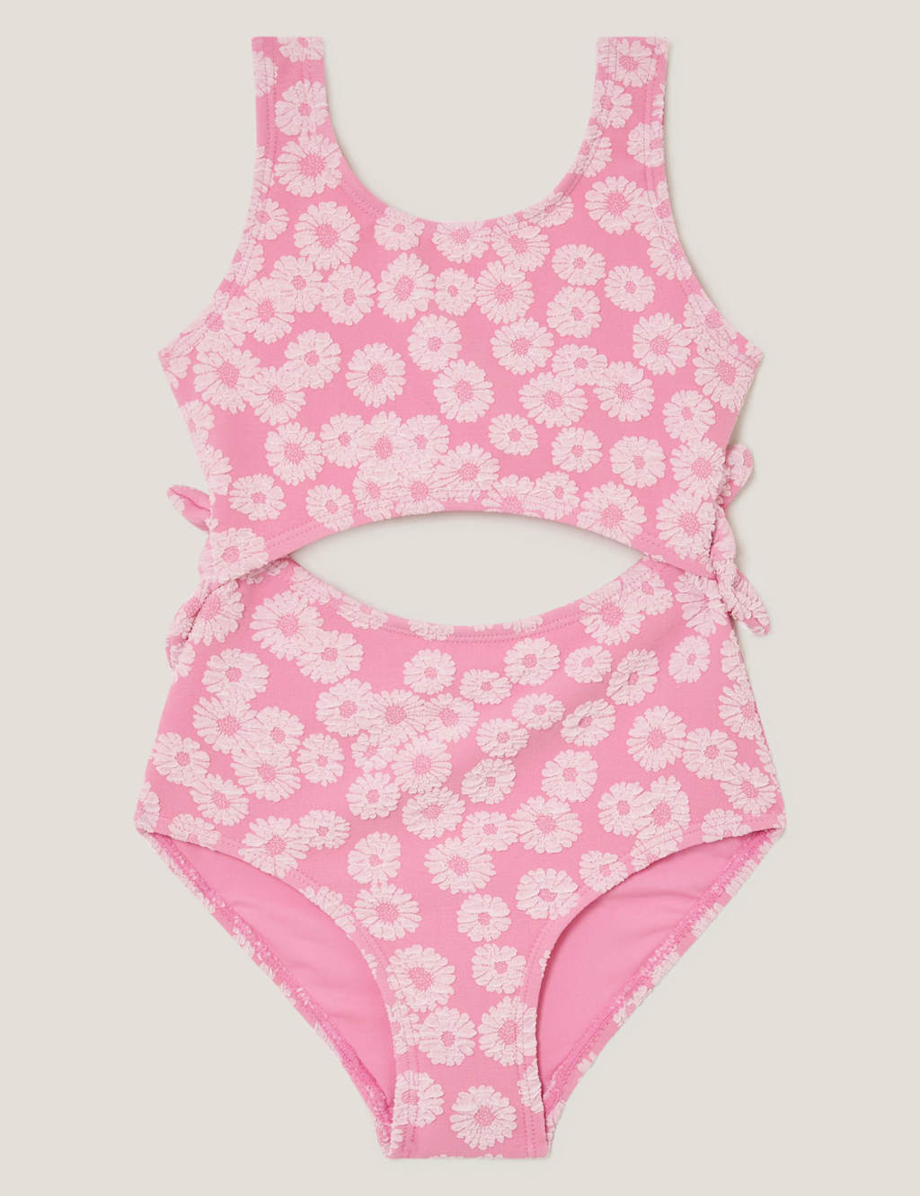 Monsoon Girls Floral Swimsuit (3-15 Yrs) - 9-10 Years - Pink Mix - Available at M&S