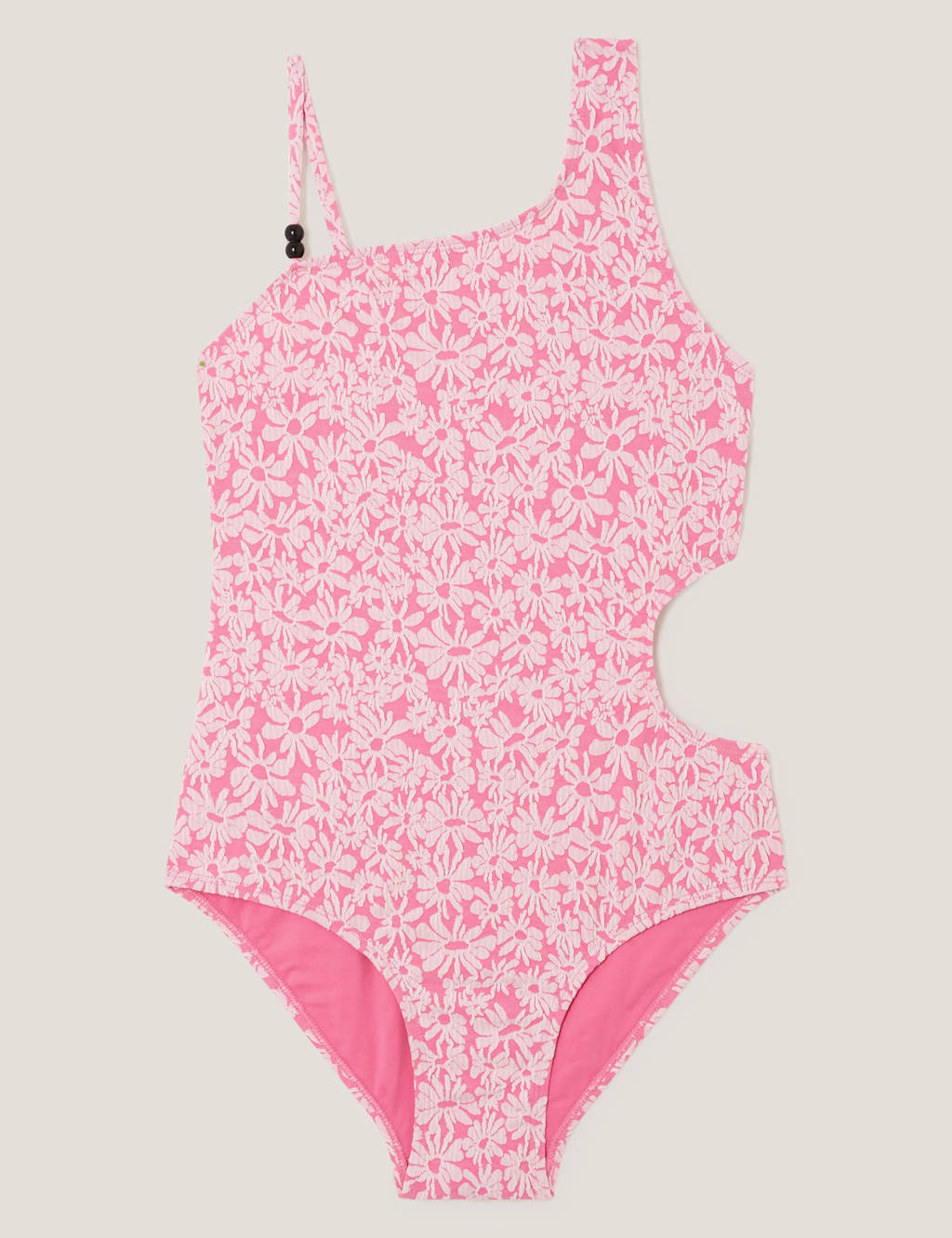 Monsoon Girls Floral Swimsuit (7-15 Yrs) - 15 Years - Pink Mix - Available at M&S