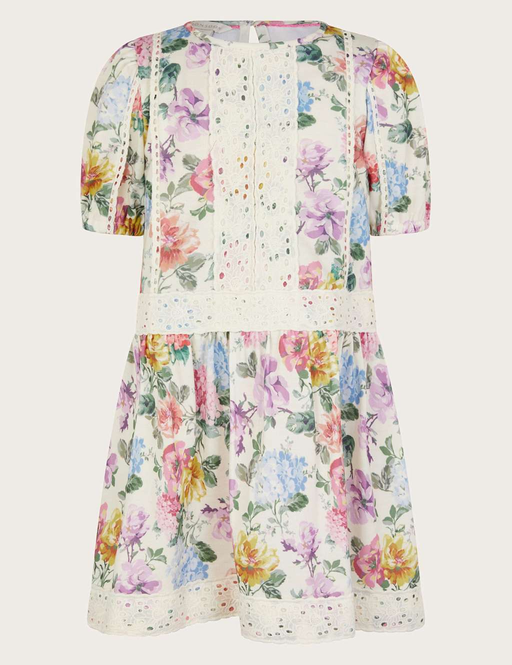 Floral Broderie Lace Dress (3-13 Yrs)
