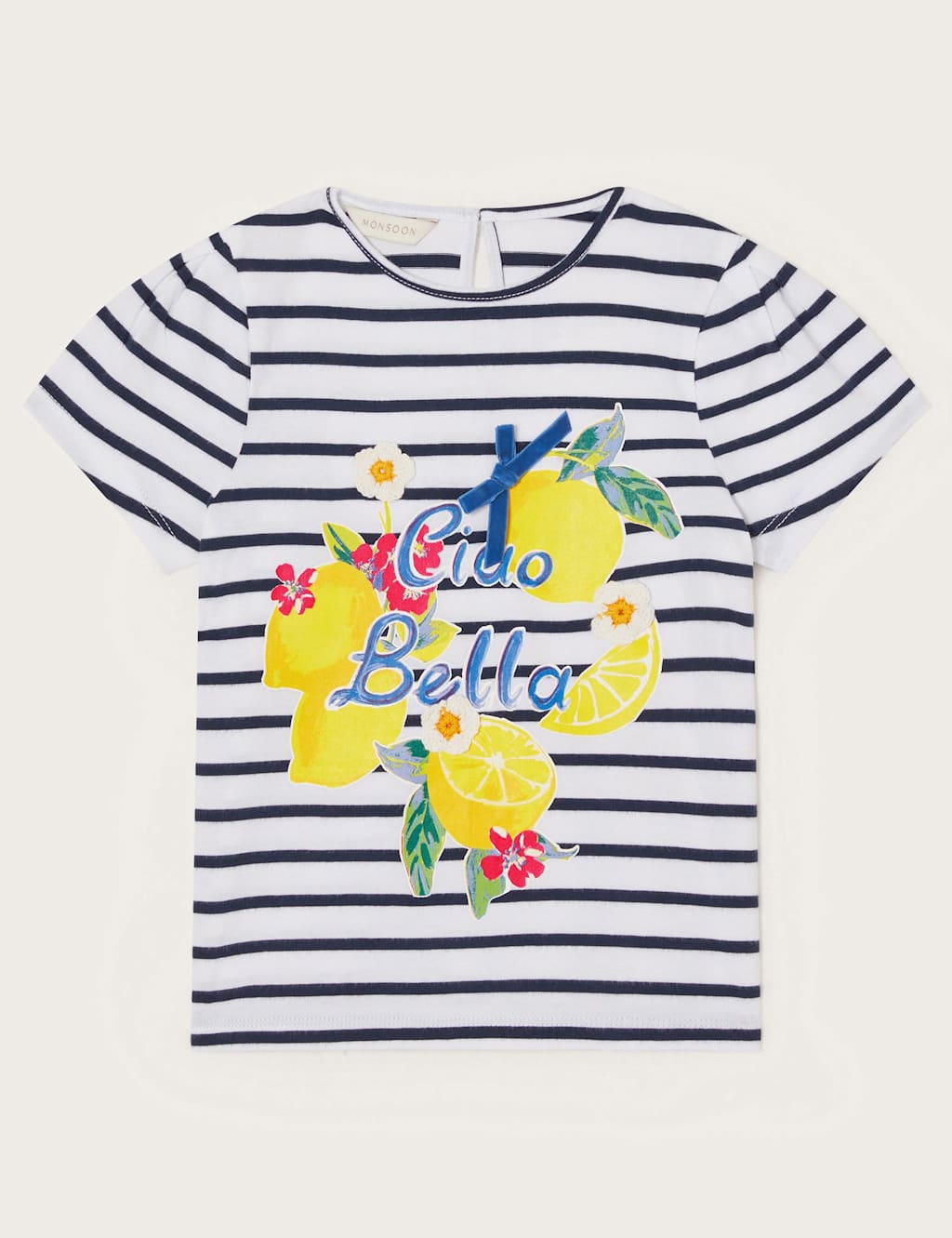 Pure Cotton Striped T-Shirt (3-13 Yrs)