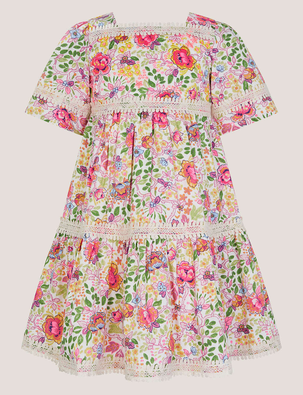 Floral Tiered Dress (3-13 Yrs)