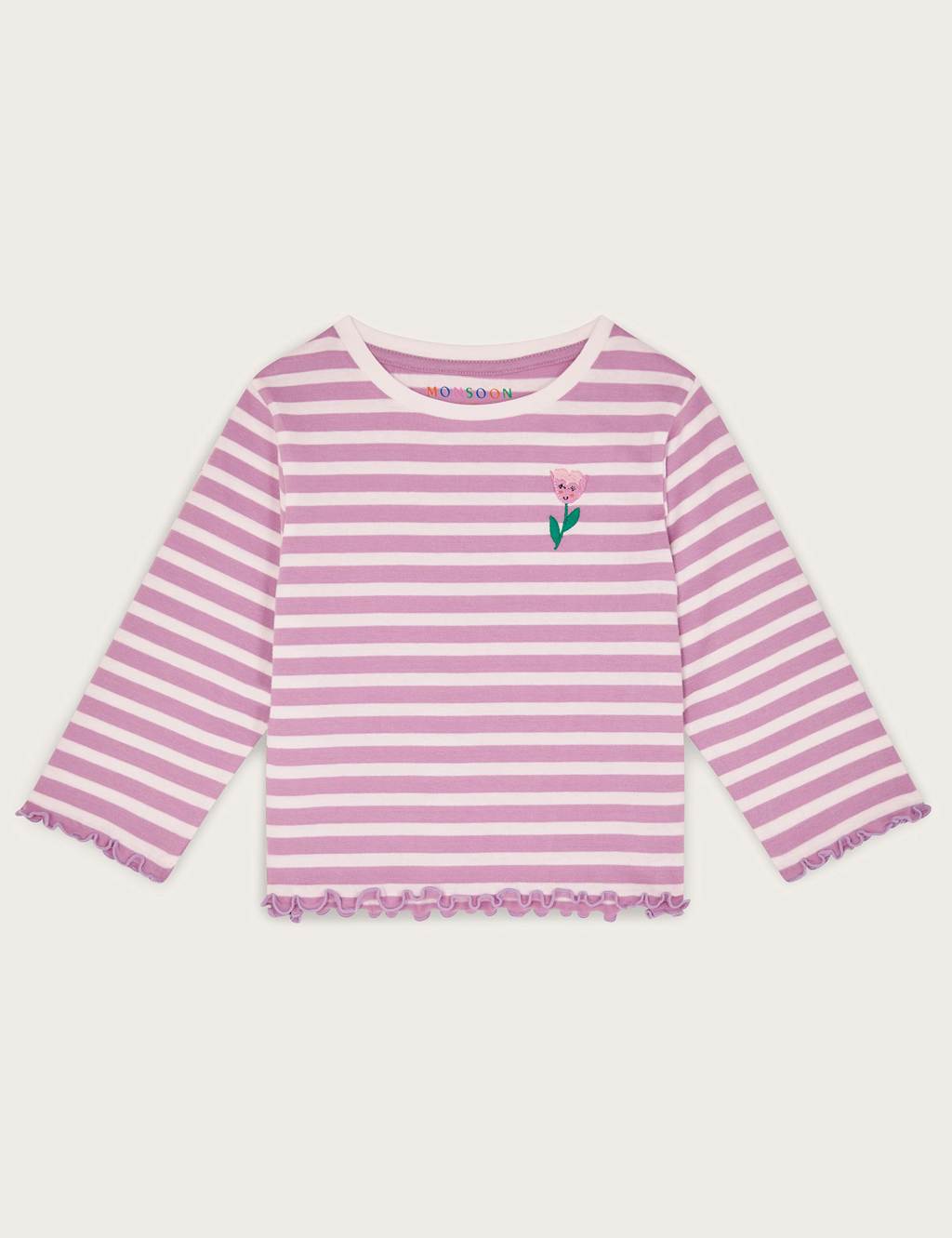 Pure Cotton Striped Tulip Top (3-13 Yrs)