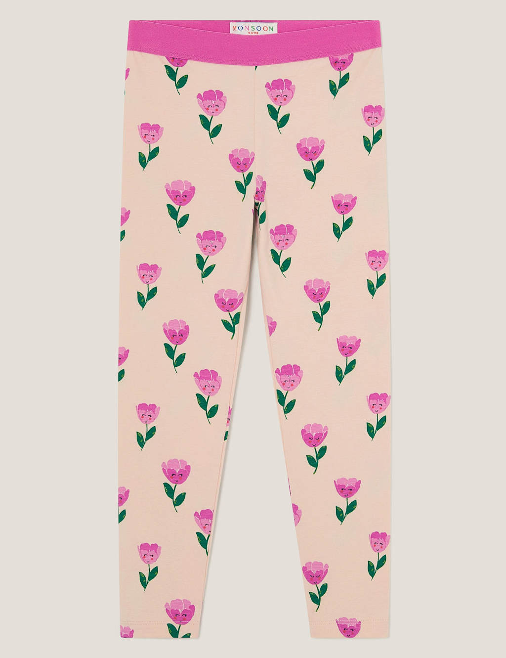 Cotton Rich Floral Leggings (3-13 Yrs)