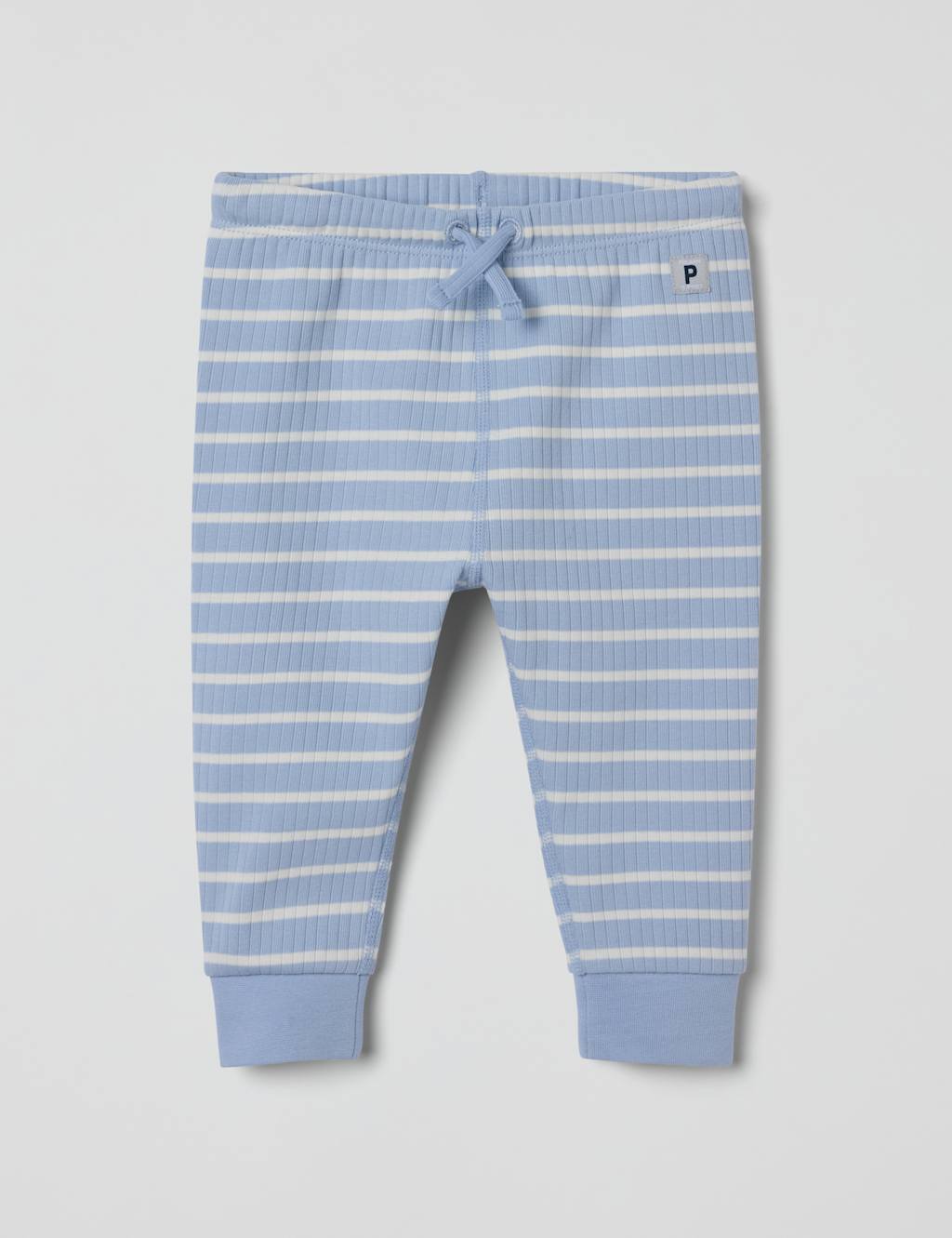 Polarn O. Pyret Cotton Rich Whale Appliqu Leggings (1-12 Mths) Blue Mix