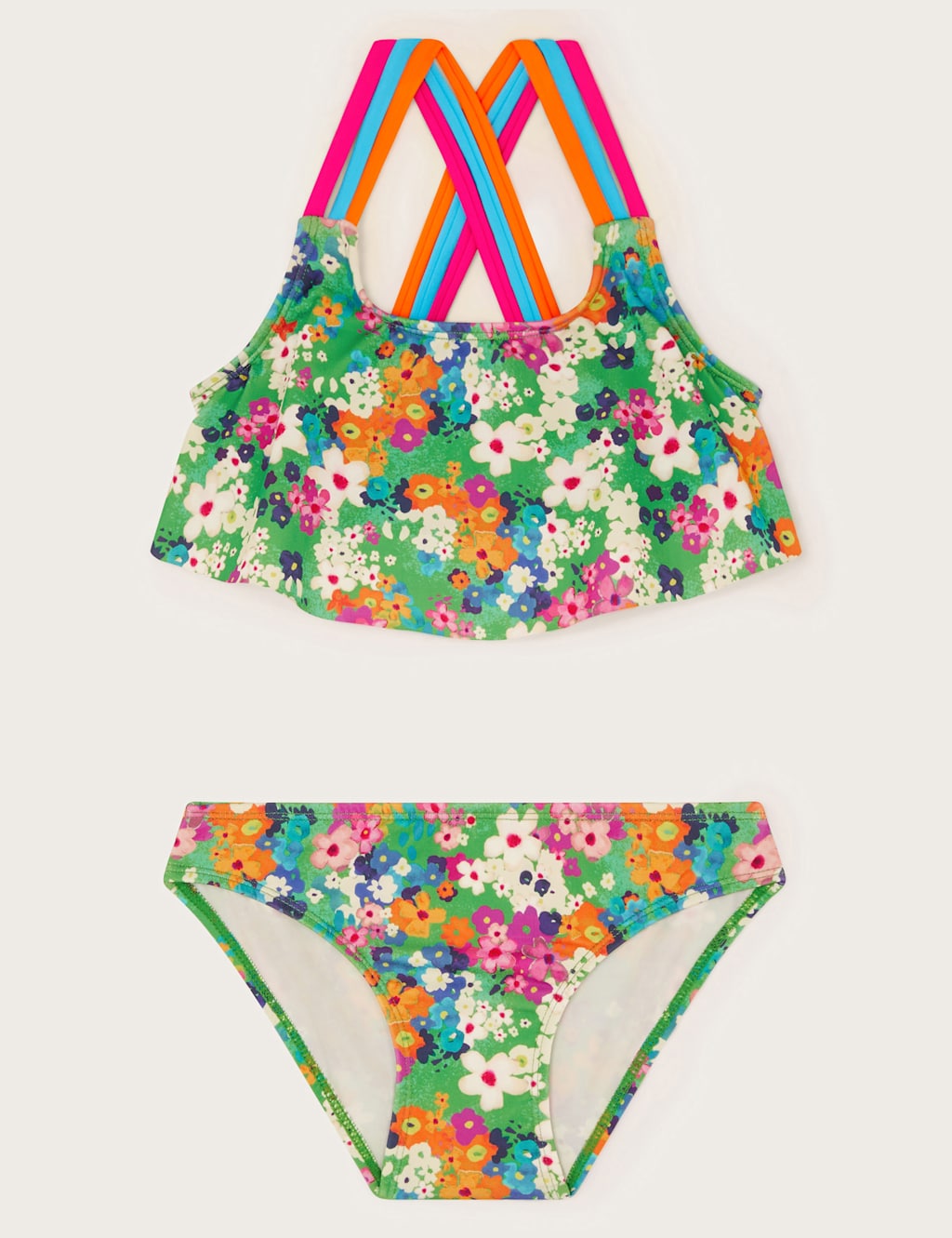 Ditsy Floral Frill Bikini (3-15 Yrs)