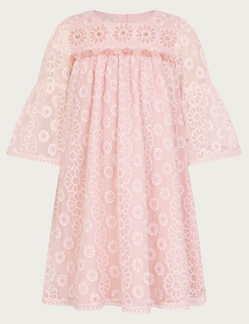 Floral Embroidered Dress (2-15 Yrs)