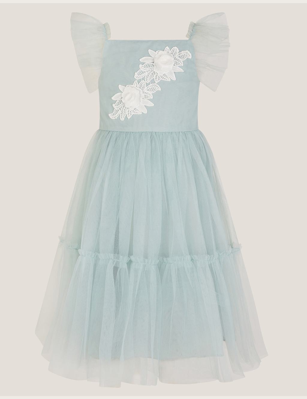 Tulle Applique Dress (3-15 Yrs)
