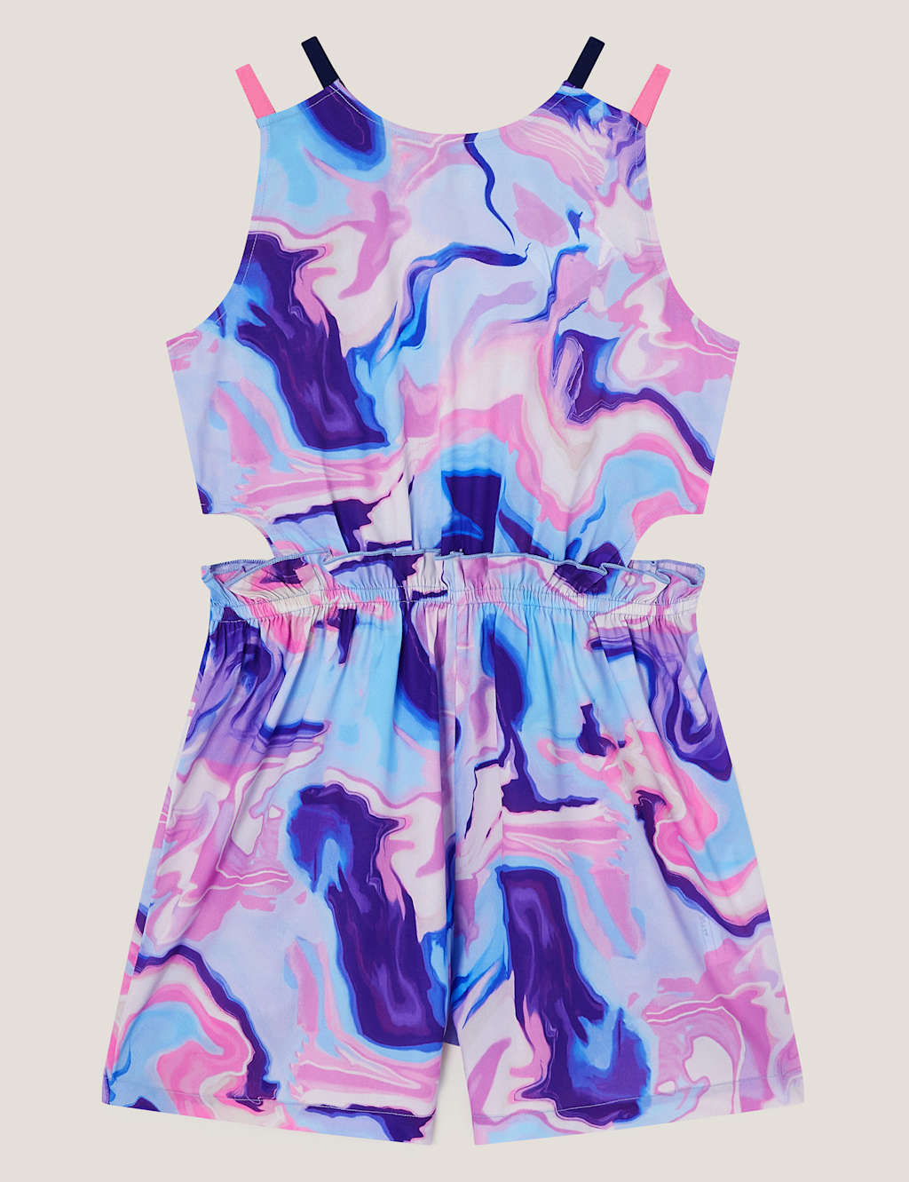 Patterned Sleeveless Playsuit (7-14 Yrs)