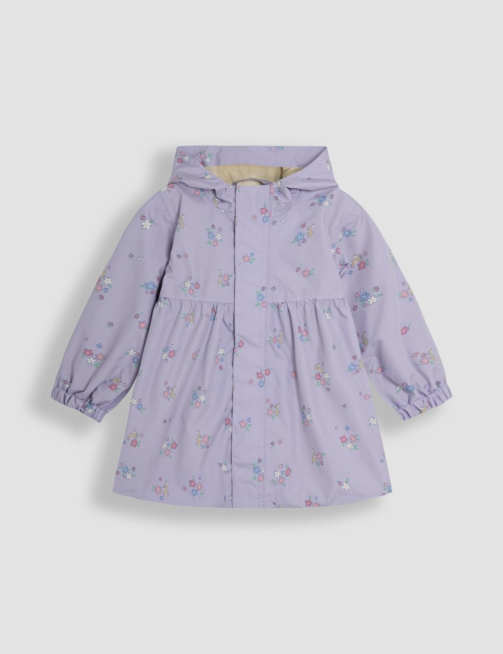 Bunny Floral Raincoat (12 Mths-6 Yrs)