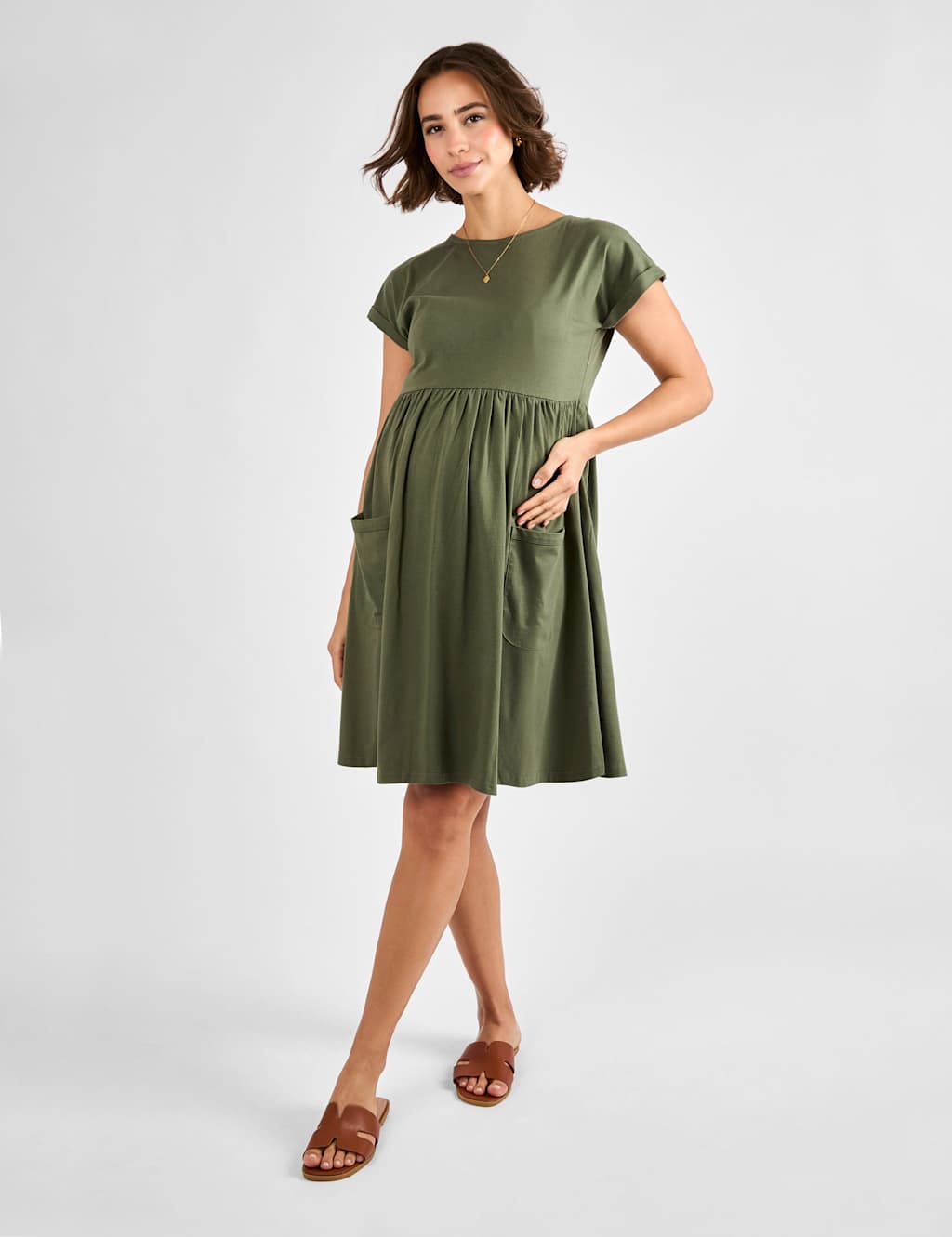 Maternity Pure Cotton T-Shirt Dress