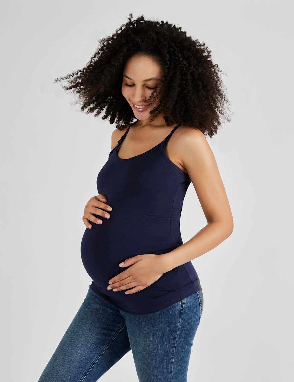 Maternity Cotton Rich Scoop Neck Vest