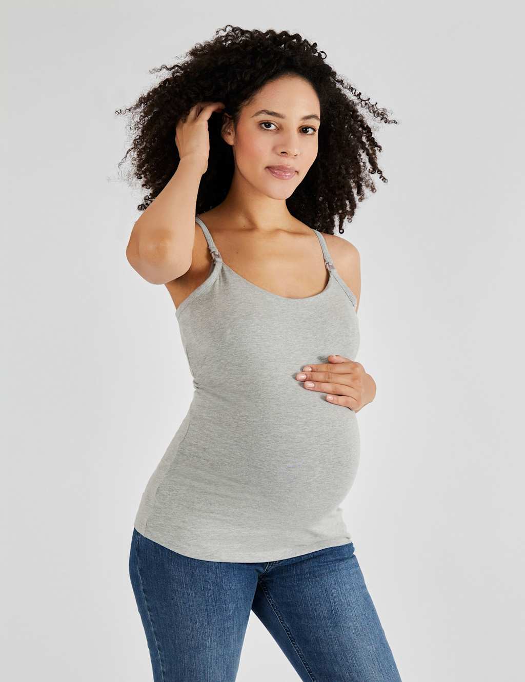 Maternity Cotton Rich Fitted Nursing Vest