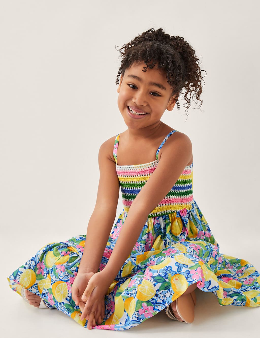 Pure Cotton Printed Dress (3-15 Yrs)