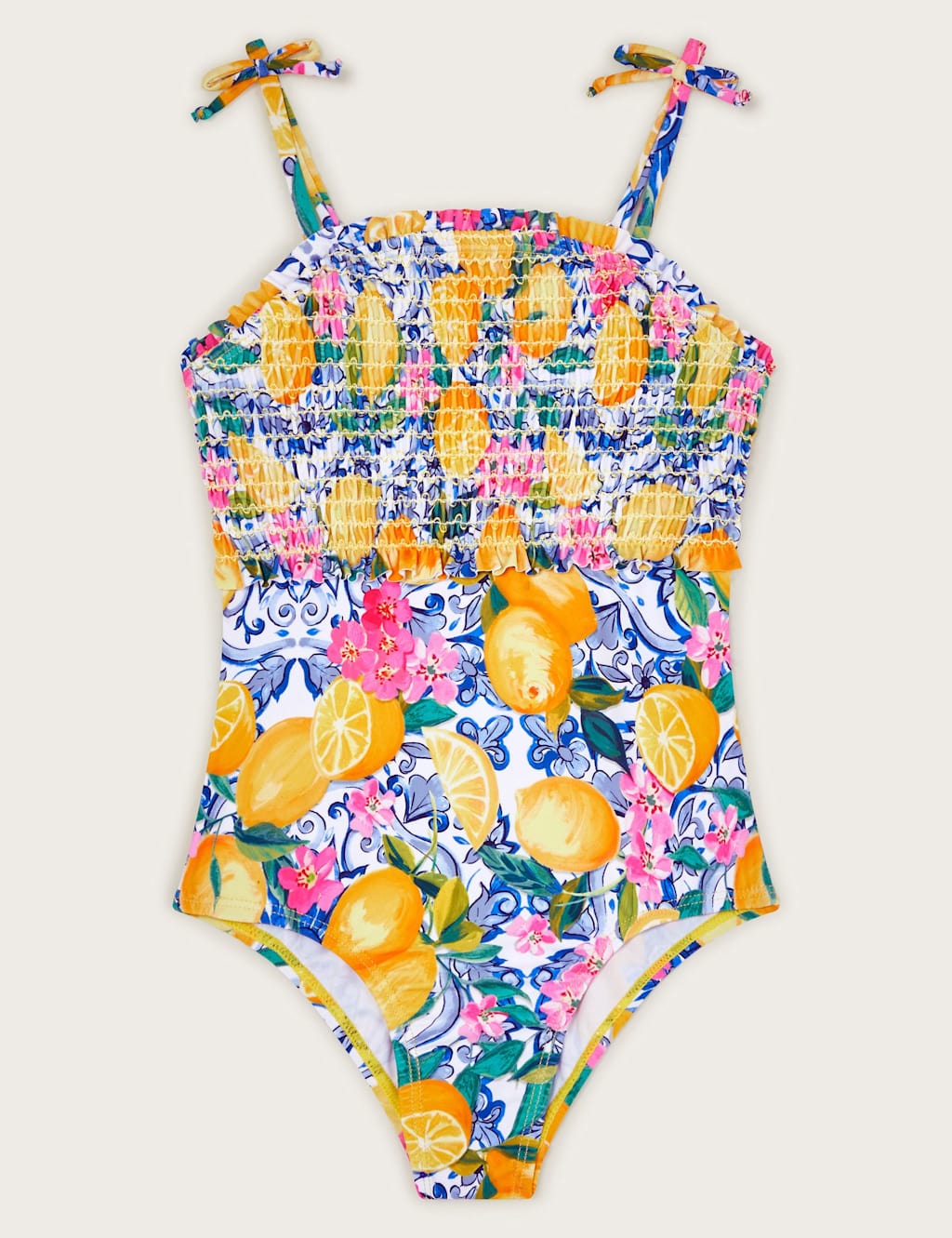 Lemon Print Swimsuit (3-15 Yrs)