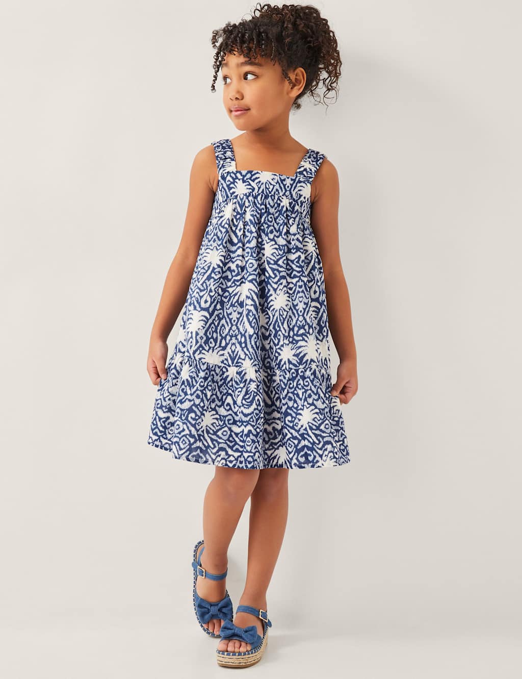 Pure Cotton Printed Dress (3-13 Yrs)