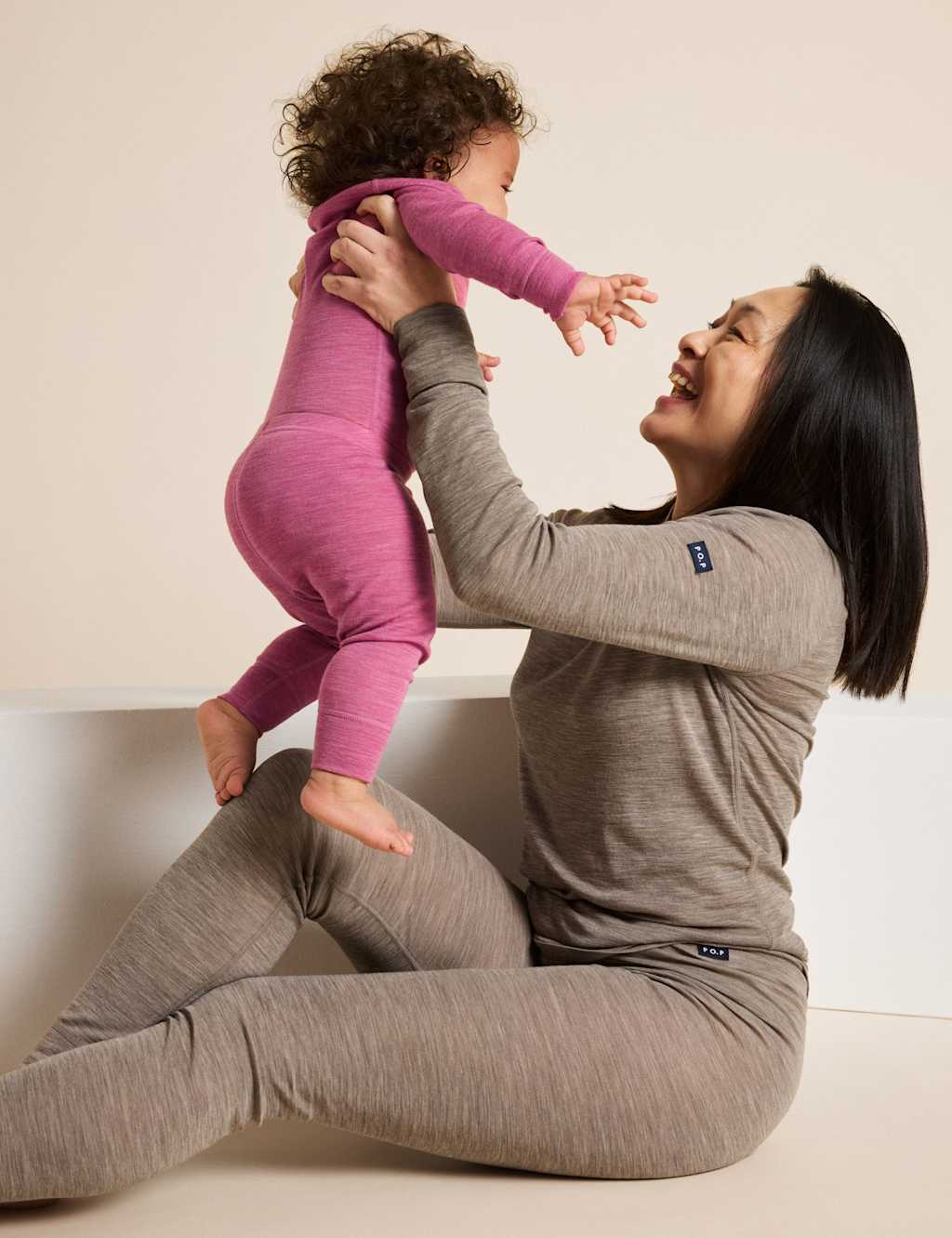 Polarn O. Pyret Pure Wool Leggings (0-10 Yrs) Pink