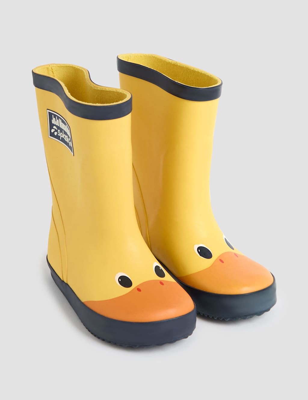 Jojo Maman Bébé Kids Duck Wellies (4 Small-11 Small) - 9 - Yellow - Available at M&S