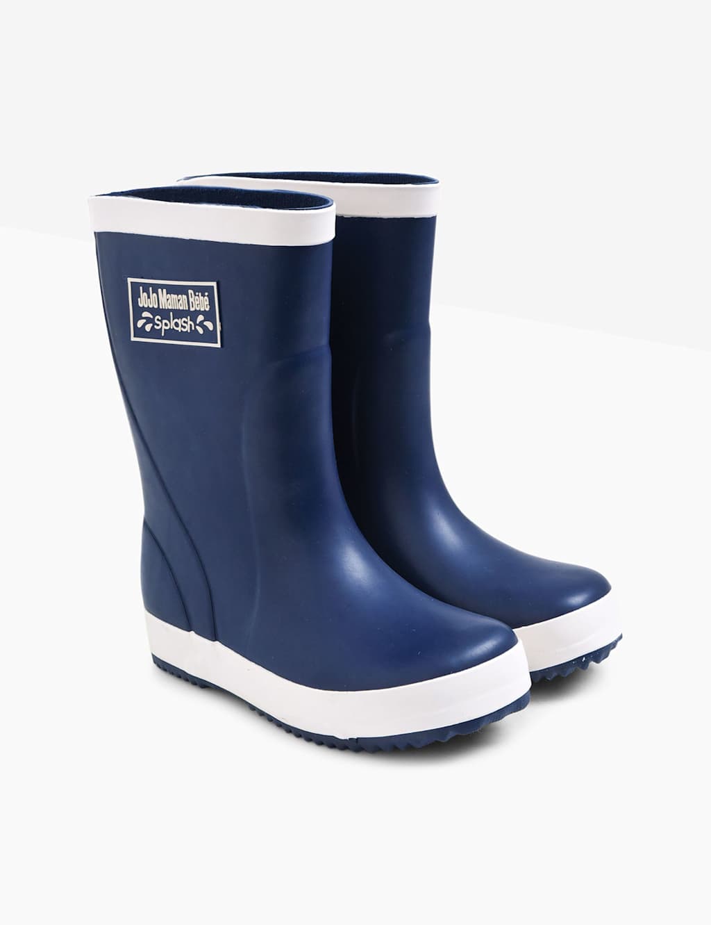 Jojo Maman Bébé Kids Wellies (4 Small-11 Small) - 5 - Navy - Available at M&S