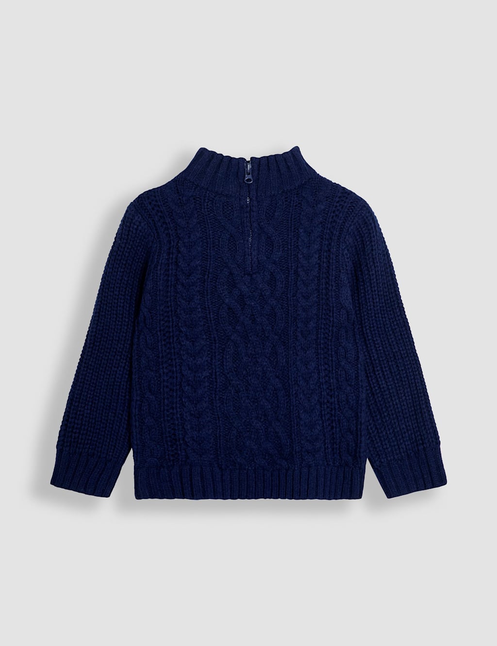 Jojo Maman Bébé Boys Chunky Cable Jumper (6 Mths - 9 Yrs) - 2-3 Y - Navy, Navy