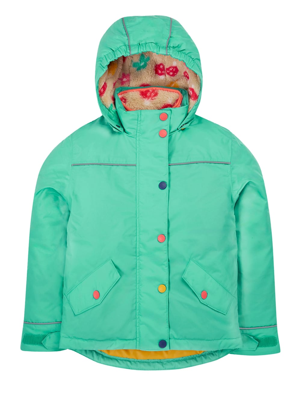 Frugi 3 in 1 Hooded Raincoat (1-10 Yrs) Green