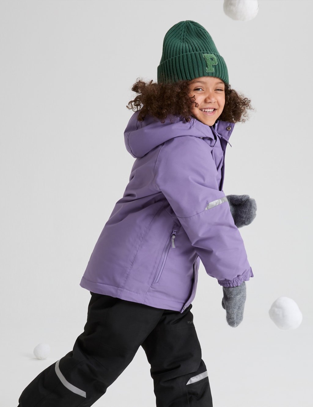 Kids purple coat clearance