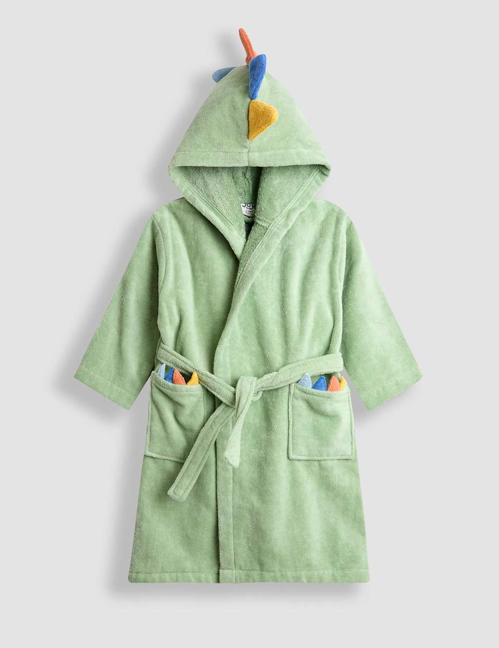 JoJo Maman Bb Pure Cotton Towelling Robe (0 Mths-7 Yrs) Green