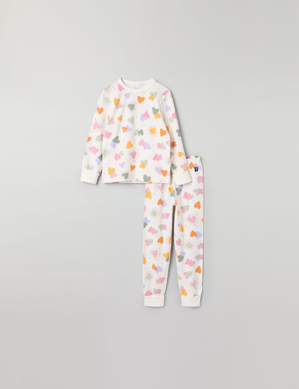 Cotton Rich Heart Pyjamas (1-10 Yrs)