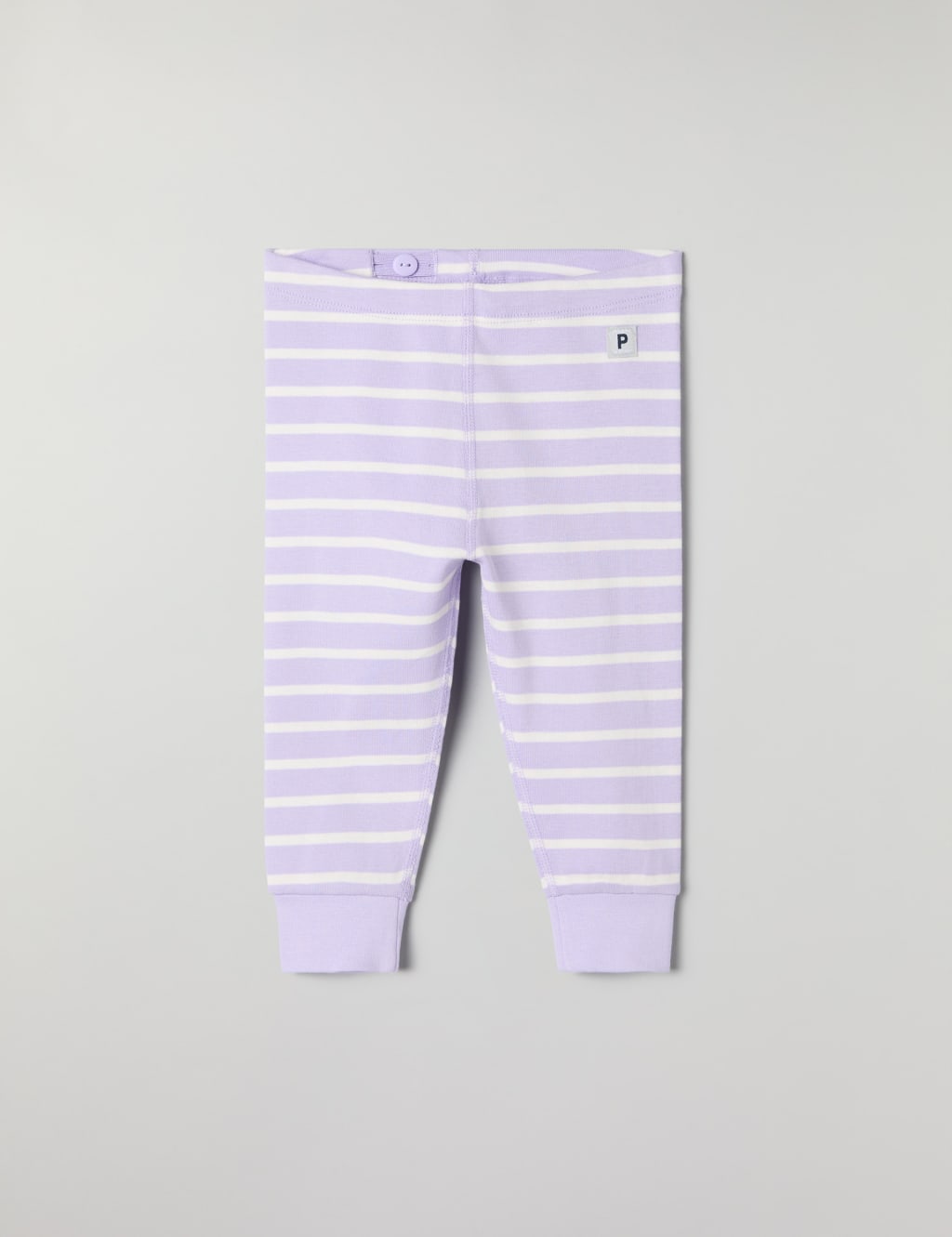 Pure Cotton Striped Leggings (1-12 Mths)