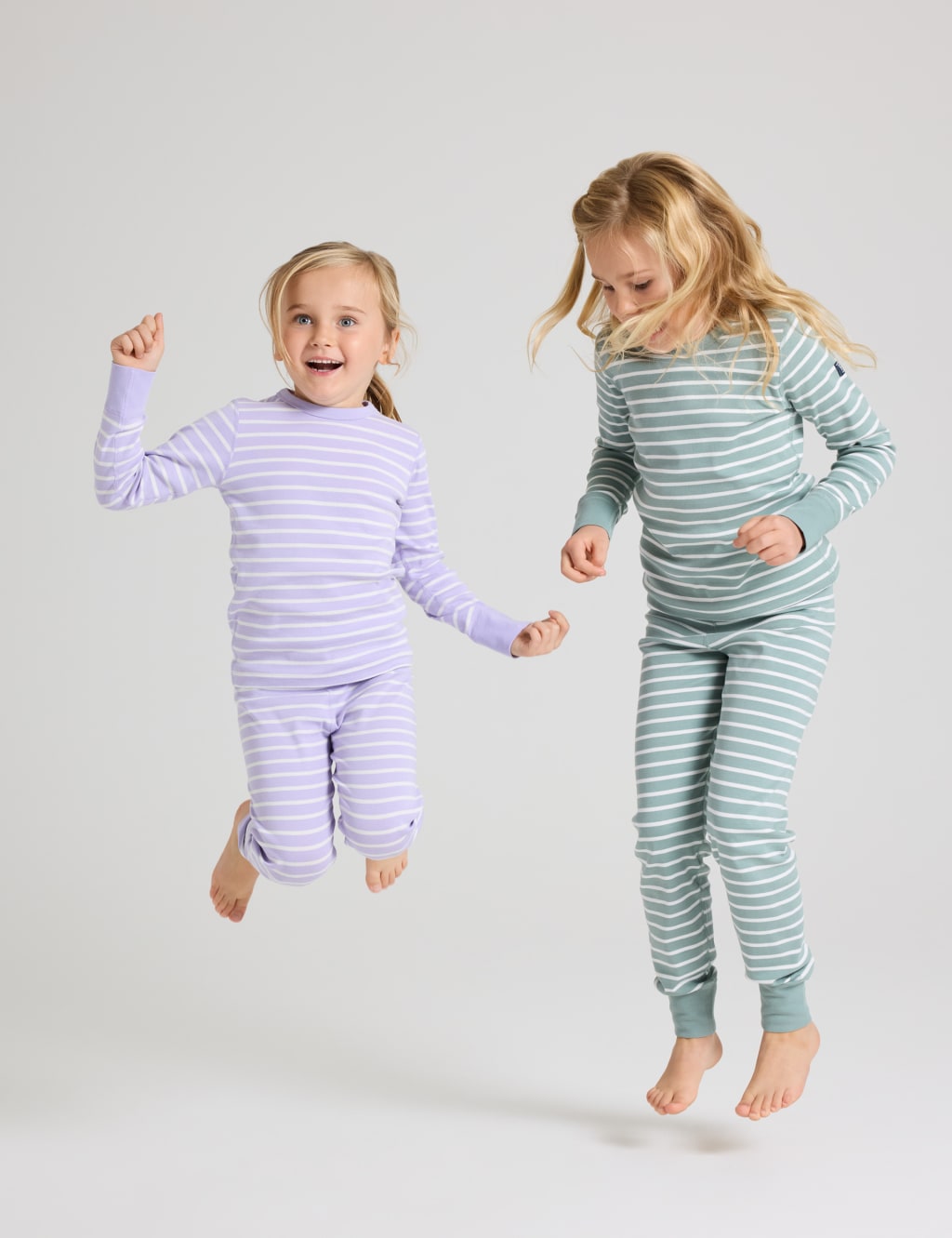 Pure Cotton Striped Leggings (1-10 Yrs)