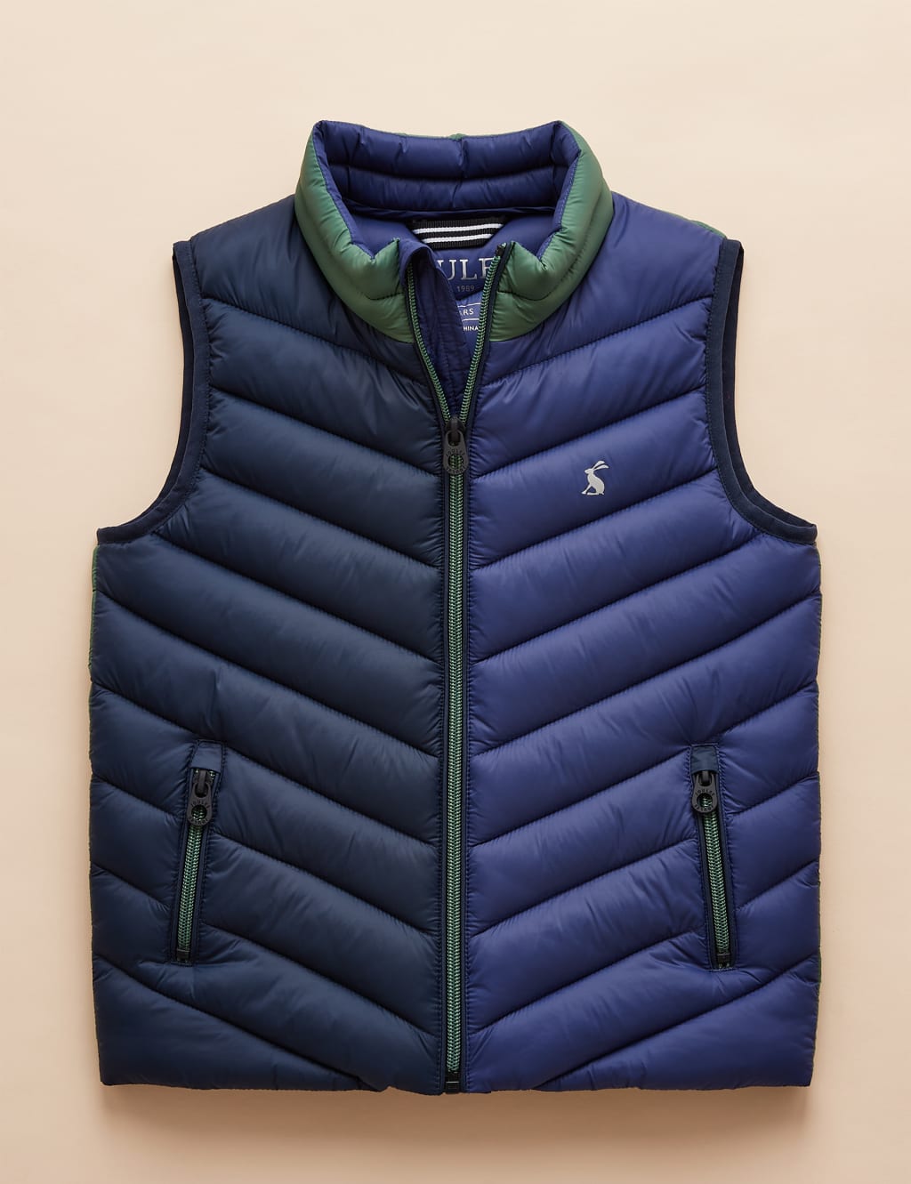 Joules Boys Colour Block Padded Gilet (2-11 Yrs) - 8-9Y - Multi, Multi