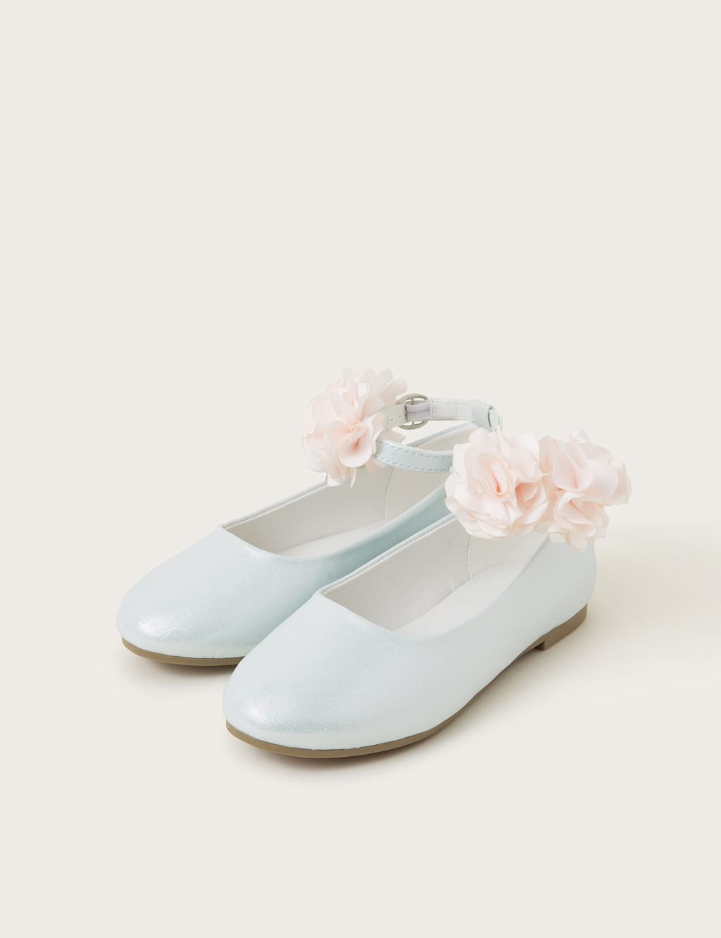 Kids' Floral Ballet Pumps (7 Small - 4 Large)