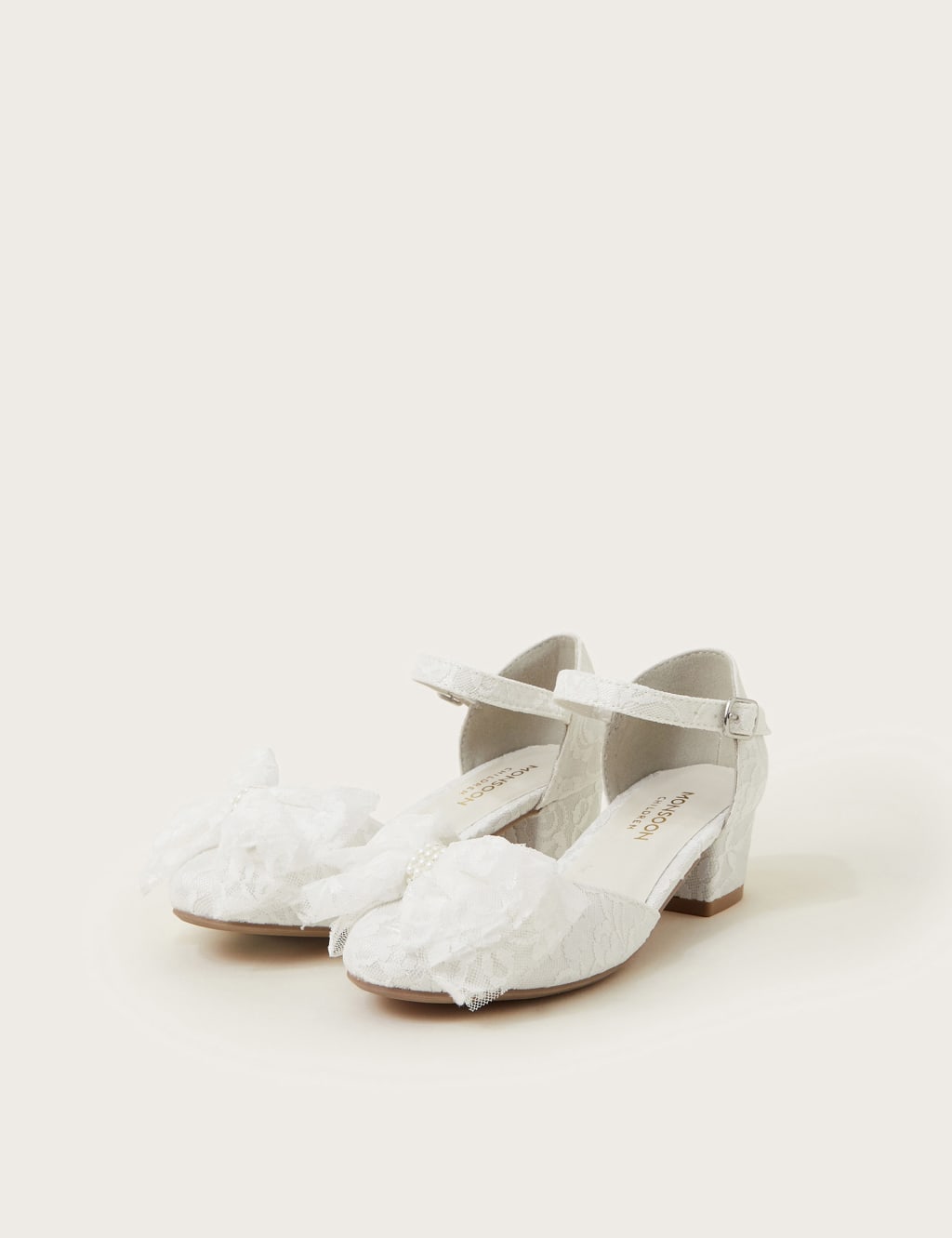 Kids' Bow Lace Shoes (7 Small - 4 Large)