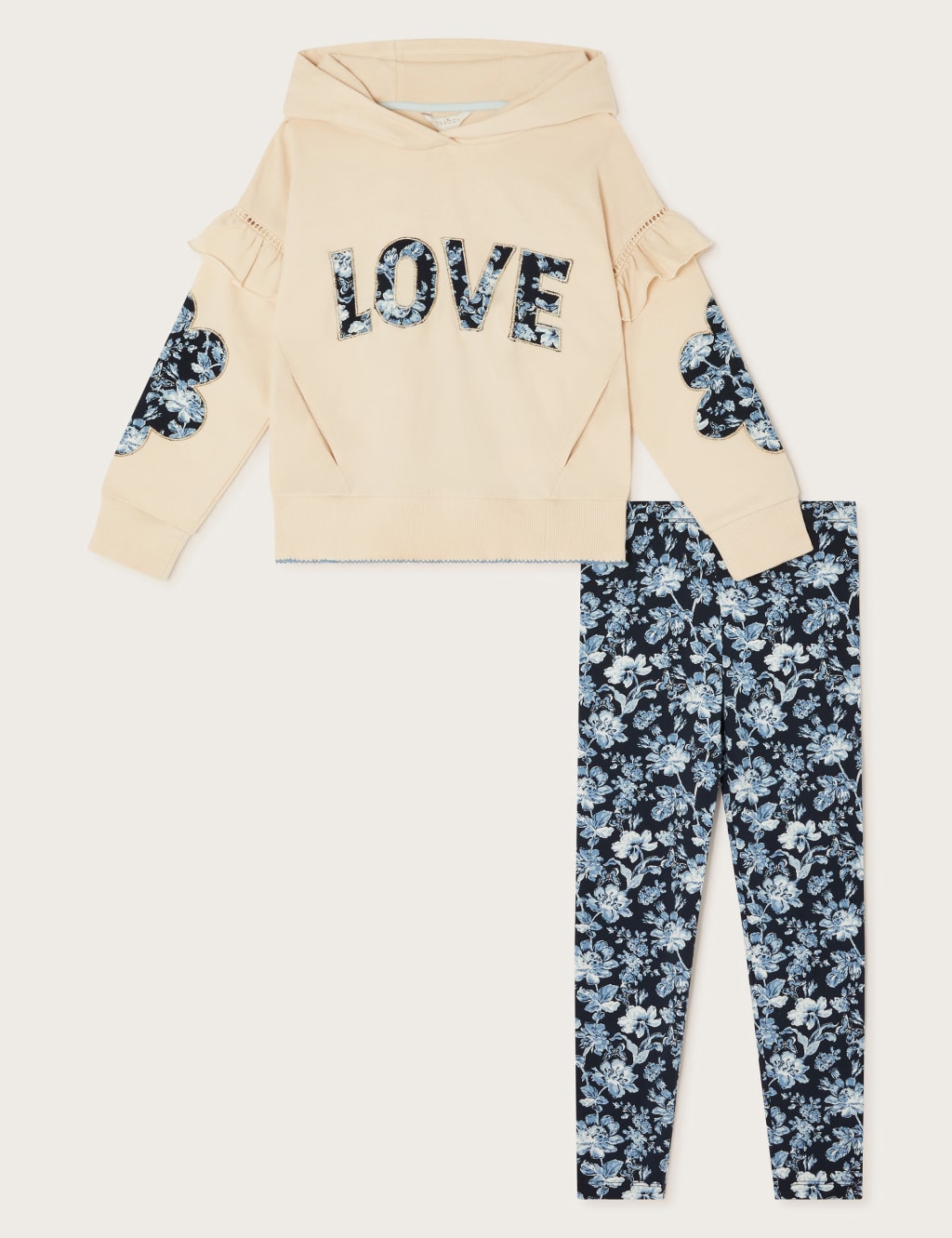 2pc Pure Cotton Slogan Top & Bottom Outfit (3-15 Yrs)
