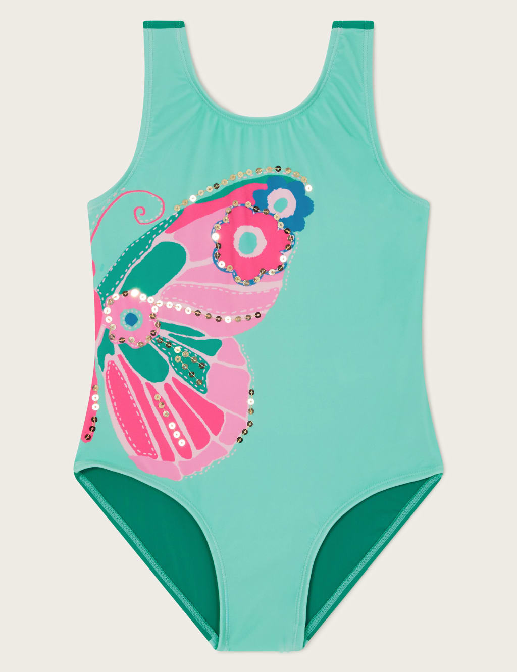 Butterfly Sequin Swimsuit (3-15 Yrs)