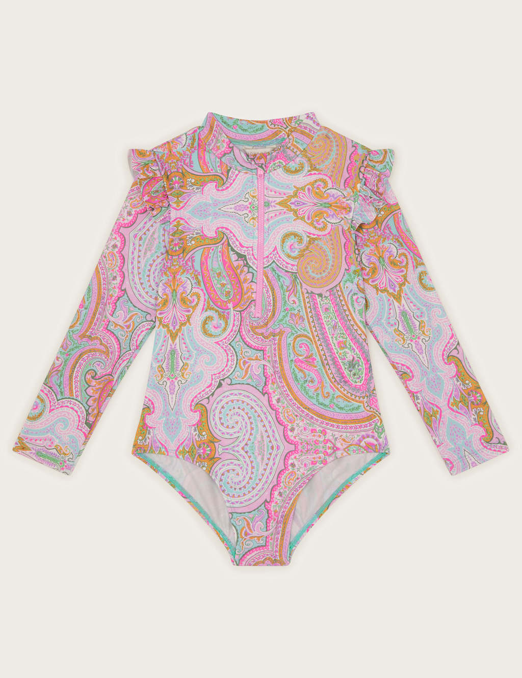 Paisley Long Sleeve Swimsuit (3-13 Yrs)