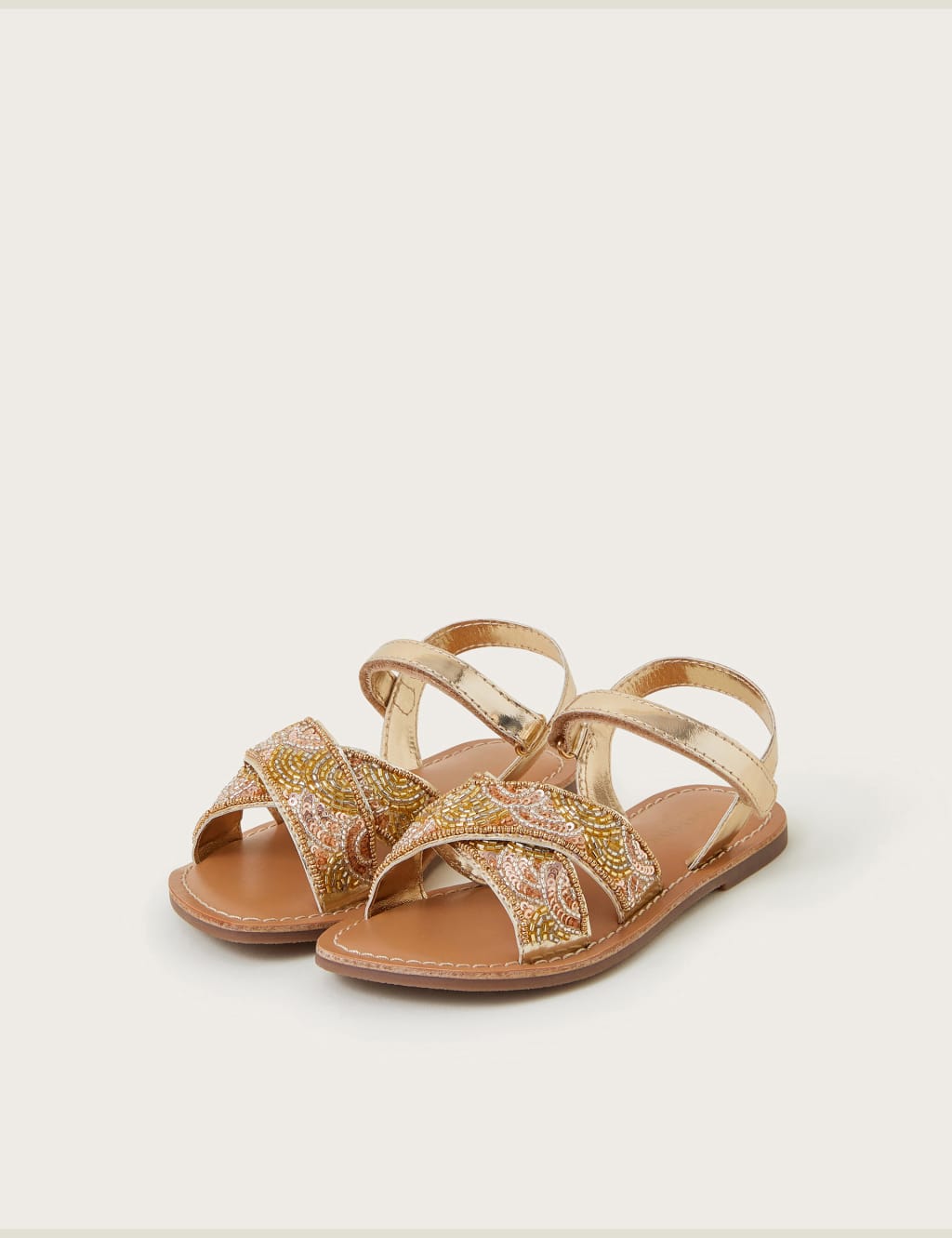 Kids' Beaded Sandals (7 Small - 4 Large)