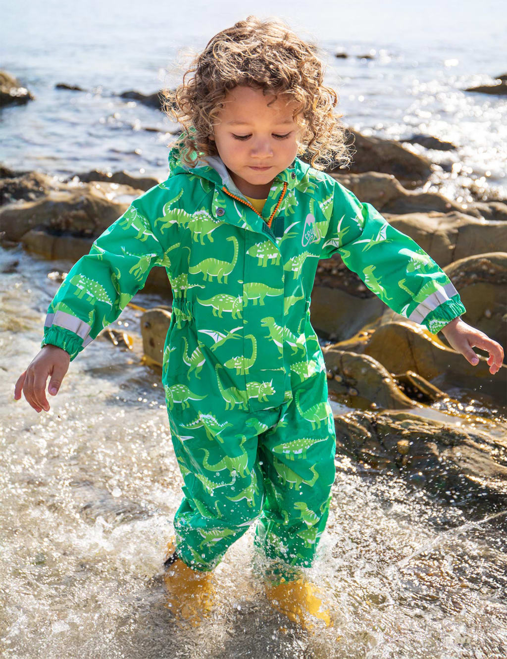 Hooded Dinosaur Puddlesuit (1-10 Yrs)