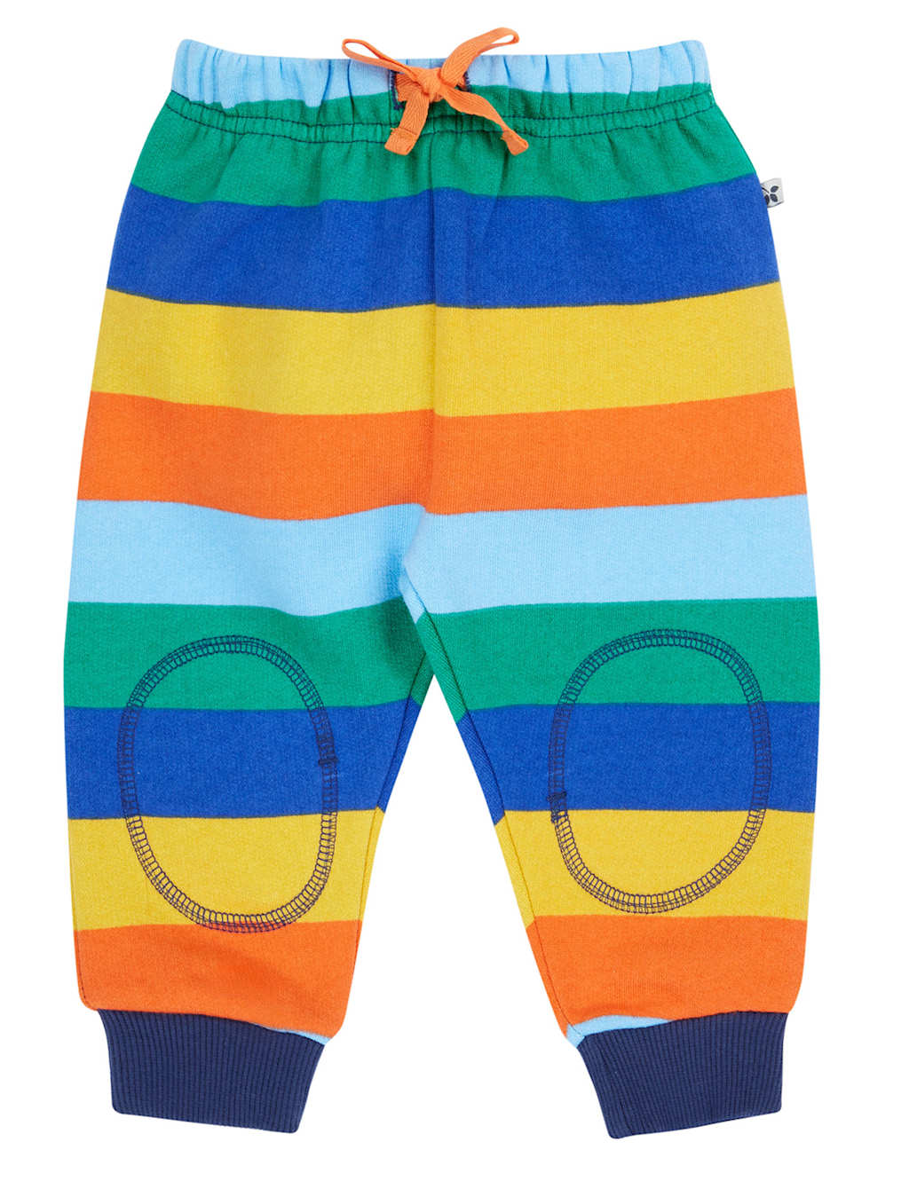 Frugi Boys Pure Cotton Striped Joggers (0-5 Yrs) - 18-24 - Multi, Multi