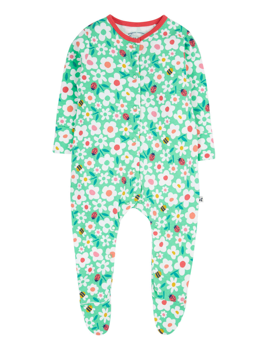 Pure Cotton Floral Romper (0-18 Mths)